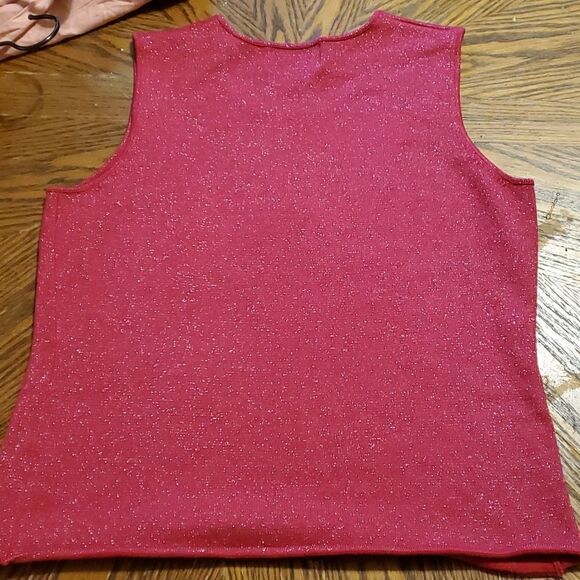 Susan graver style mettalic tank  M - Picture 4 of 4